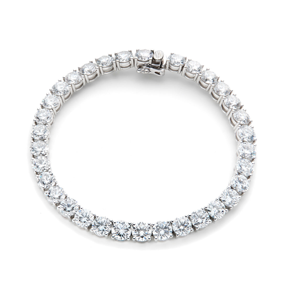 Diamond Tennis Bracelet 16.50ct E/F VS/VVS | IGI Certified