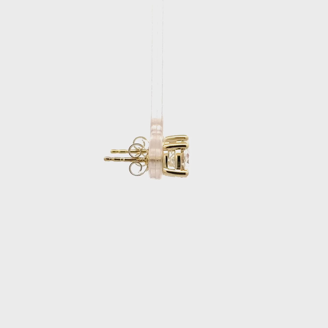 4-Prong Basket Round Brilliant 2 ct Yellow Gold video