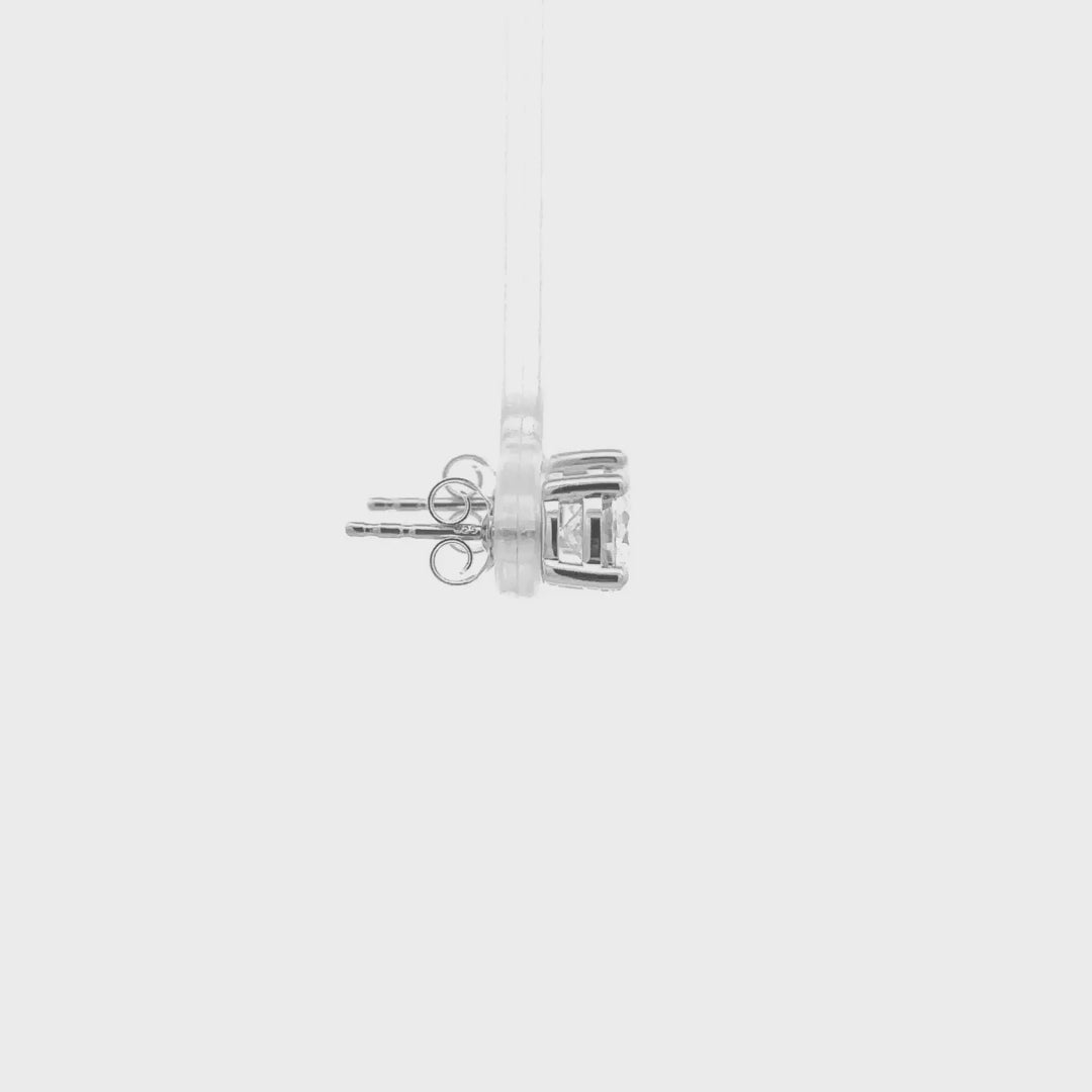 4-Prong Basket Round Brilliant 2 ct White Gold video